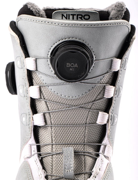 Nitro Crown Boa Women's Snowboard Boot 2027 Light Grey