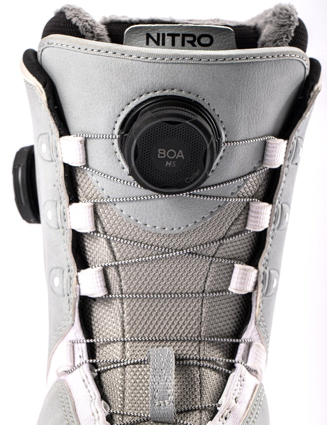 Nitro Crown Boa Women's Snowboard Boot 2027 Light Grey
