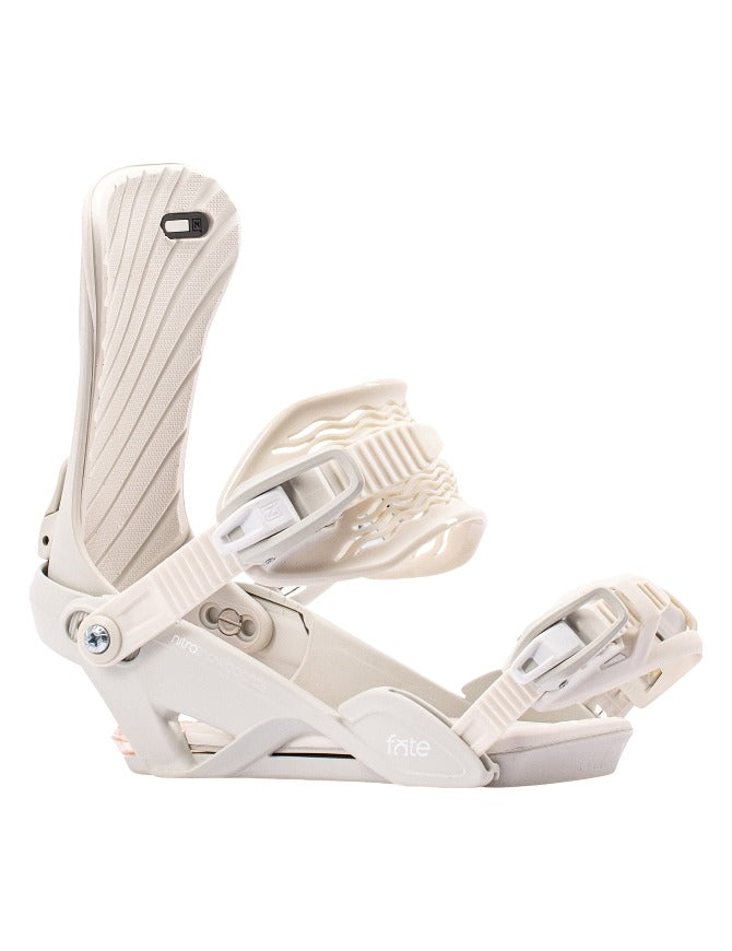 Nitro Fate Women's Snowboard Binding 2027 Off-White