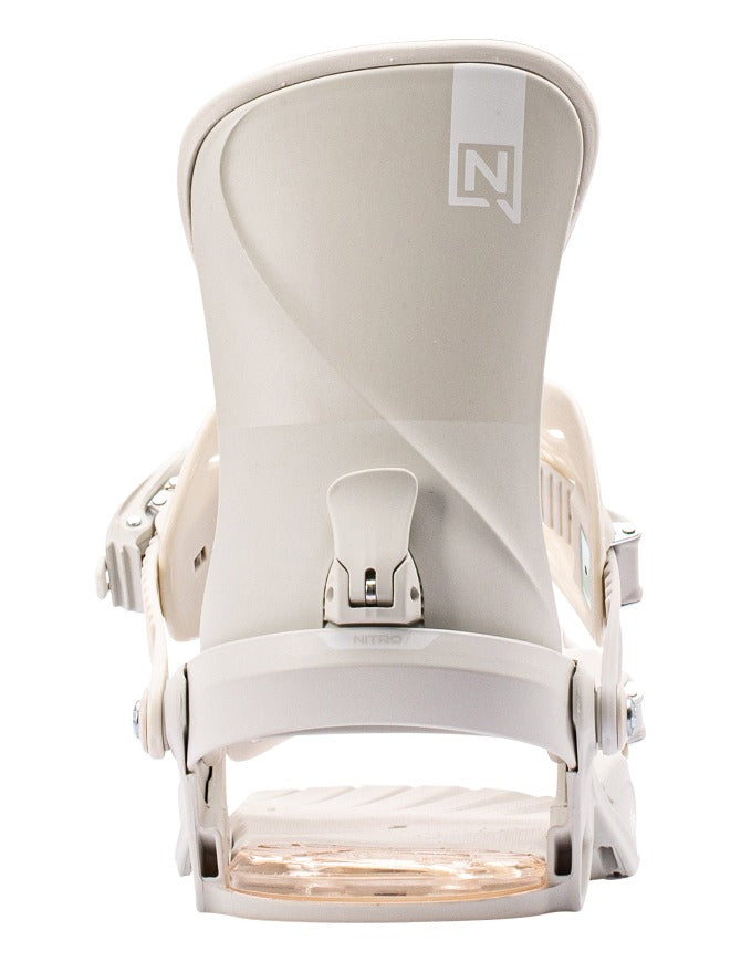 Nitro Fate Women's Snowboard Binding 2027 Off-White