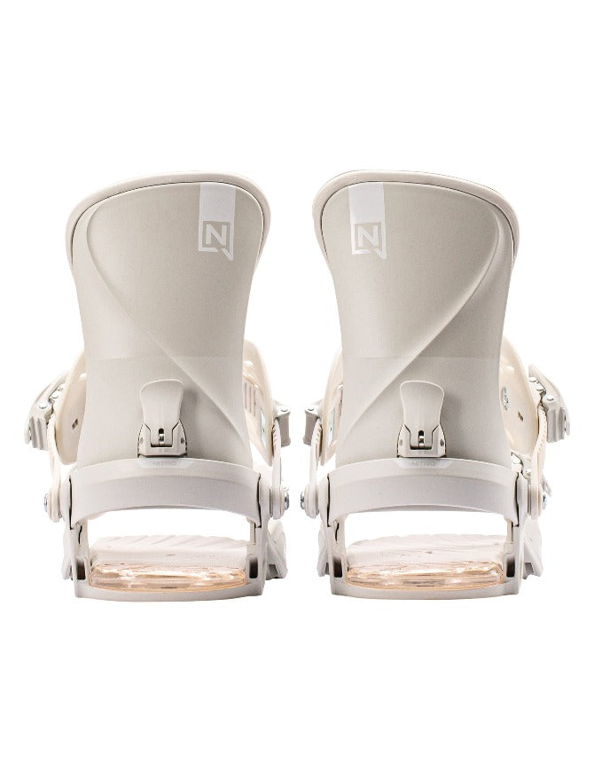 Nitro Fate Women's Snowboard Binding 2027 Off-White
