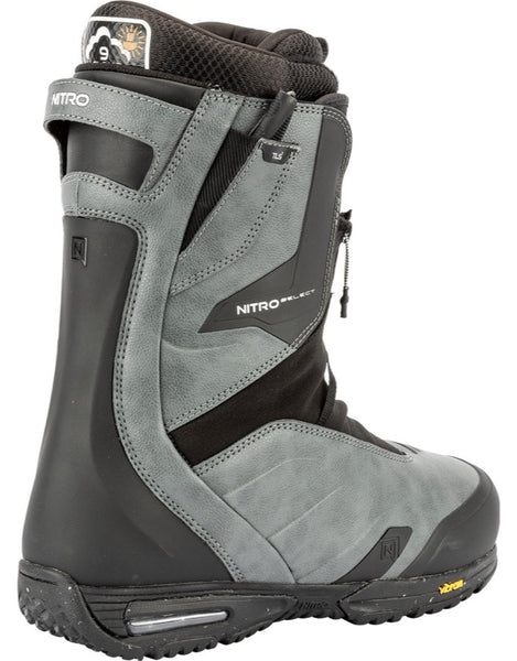 Nitro Select TLS+ Mens Snowboard Boot 2026 | Charcoal-Black