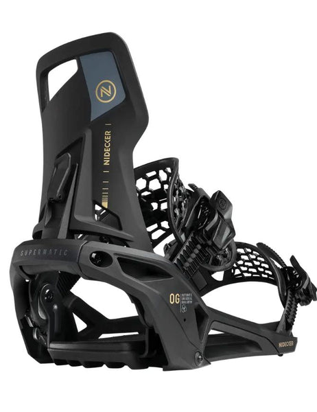 Nidecker OG Supermatic Snowboard Binding 2026 | Black