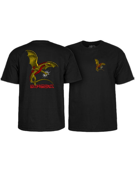 Powell Peralta Dragon Logo Tee | Black