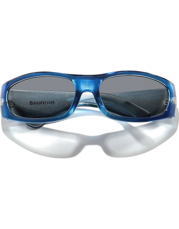 Ritual Vision Parasite Sunglasses | Metallic Blue Chrome/Black