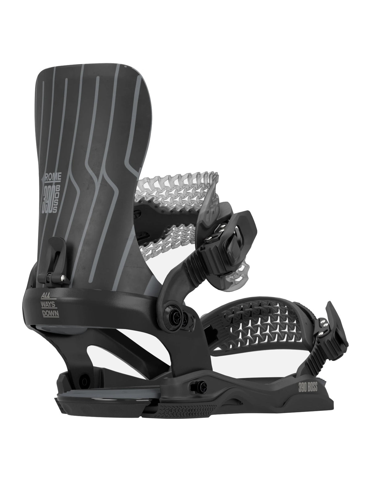 Rome 390 Boss AW Snowboard Binding 2027 Black