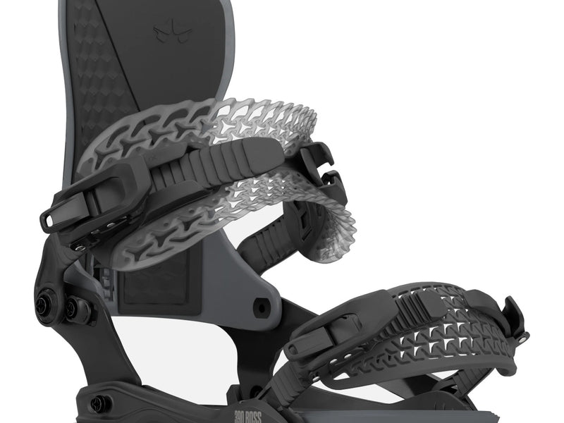 Rome 390 Boss AW Snowboard Binding 2027 Black front