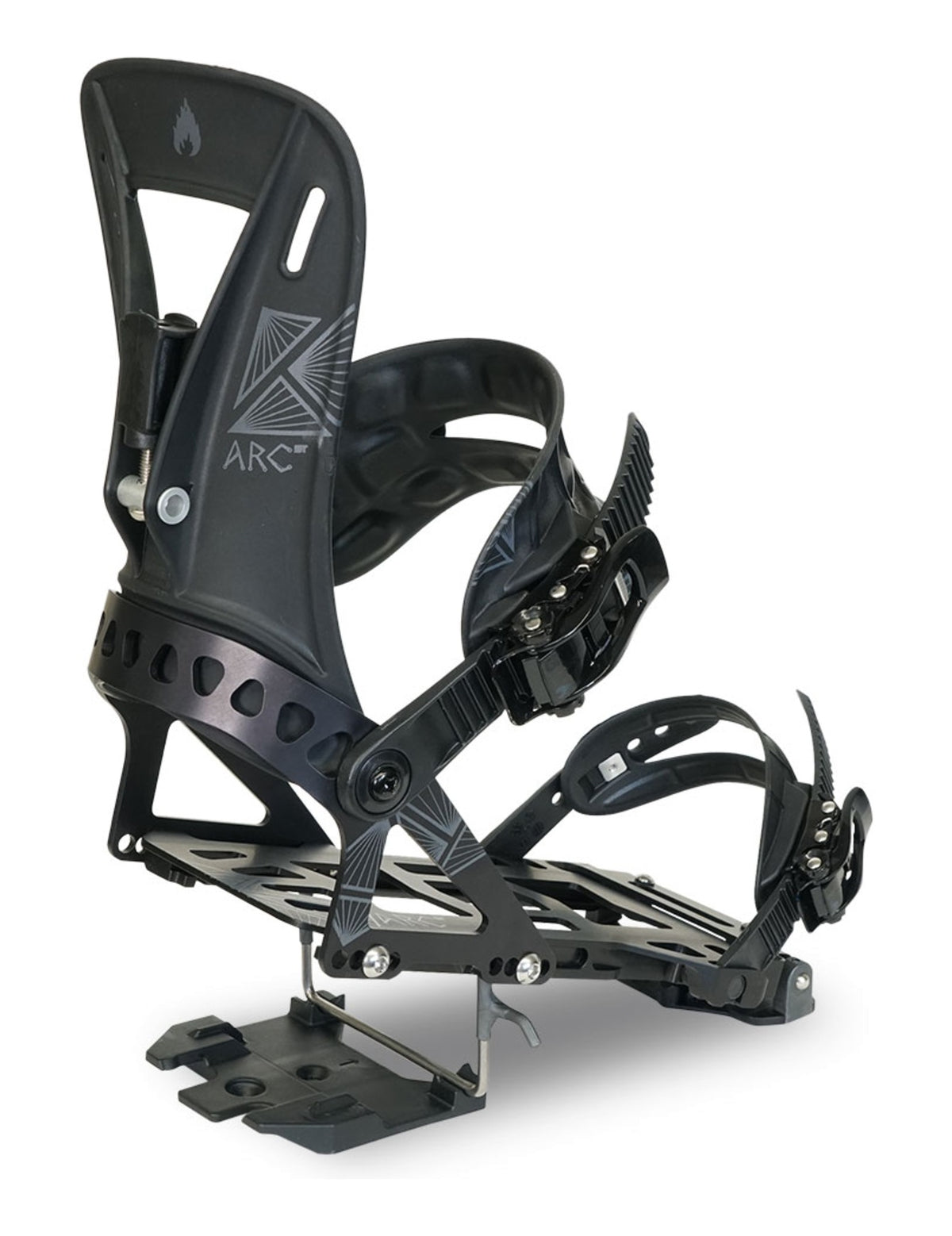 Spark R&D Arc ST Splitboard Binding 2027 Black rear