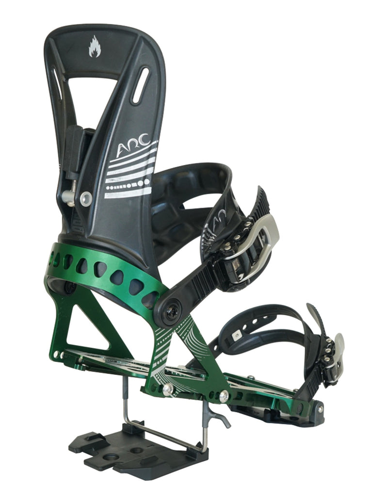 Spark R&D Arc ST Splitboard Binding 2027 Green rear