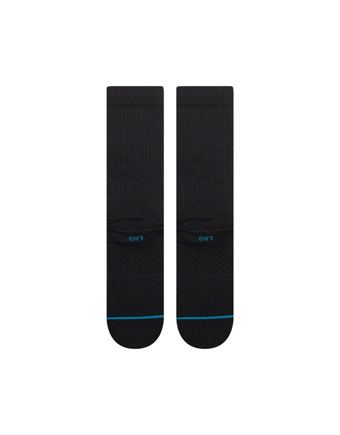 Stance Bones 3 Crew Socks | Black