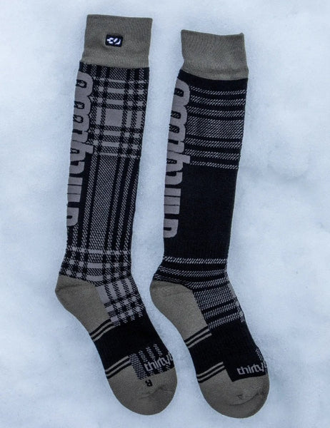 ThirtyTwo Double Men's Sock 2027 Charcoal
