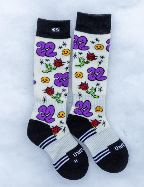 ThirtyTwo Merino Women's Sock 2027 Off White