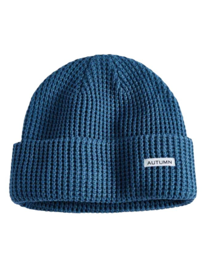 Autumn Headwear Waffle Beanie | Dutch Blue