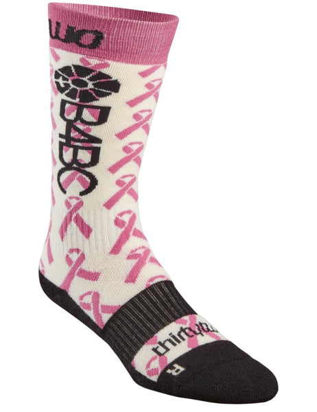 ThirtyTwo W's B4BC Merino Sock 2025 | Pink/White