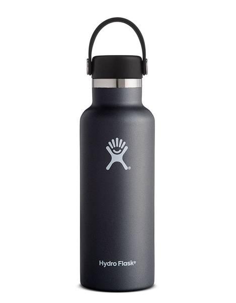 Hydro Flask 18oz Standard Mouth Black