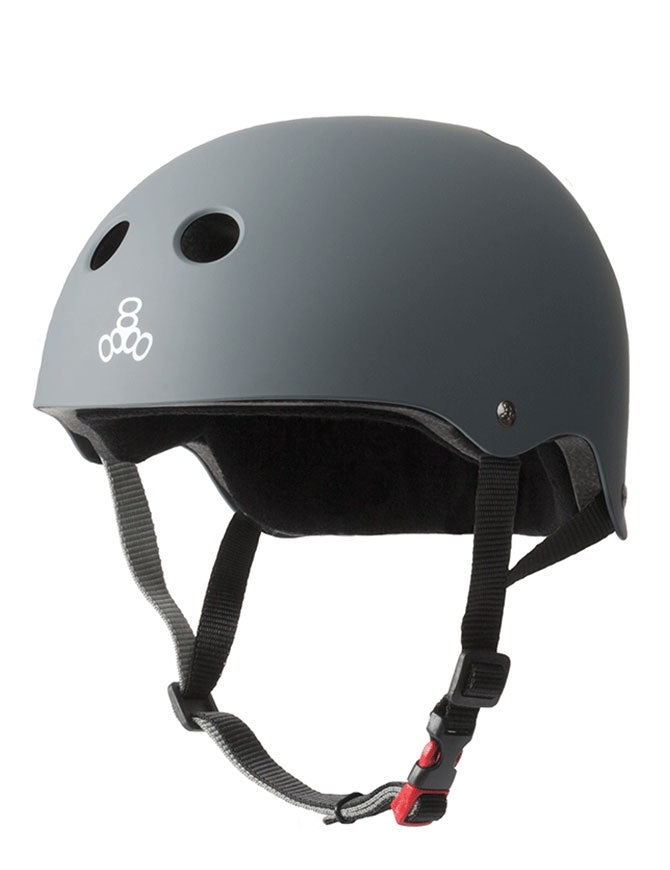 Triple 8 Cert SS Helmet | Gun Matte Rubber