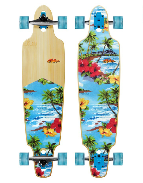 OBFive Paradise City Drop Through Longboard 38"