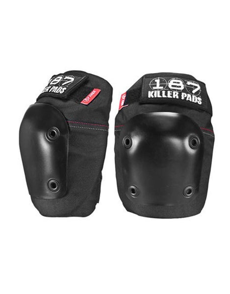 187 Killer Pads Fly Knee Pad Black - Skate Knee Pad Protection - Twelve Board Store Australia