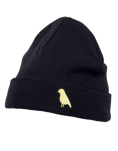 Yuki Threads Bird Beanie | Black