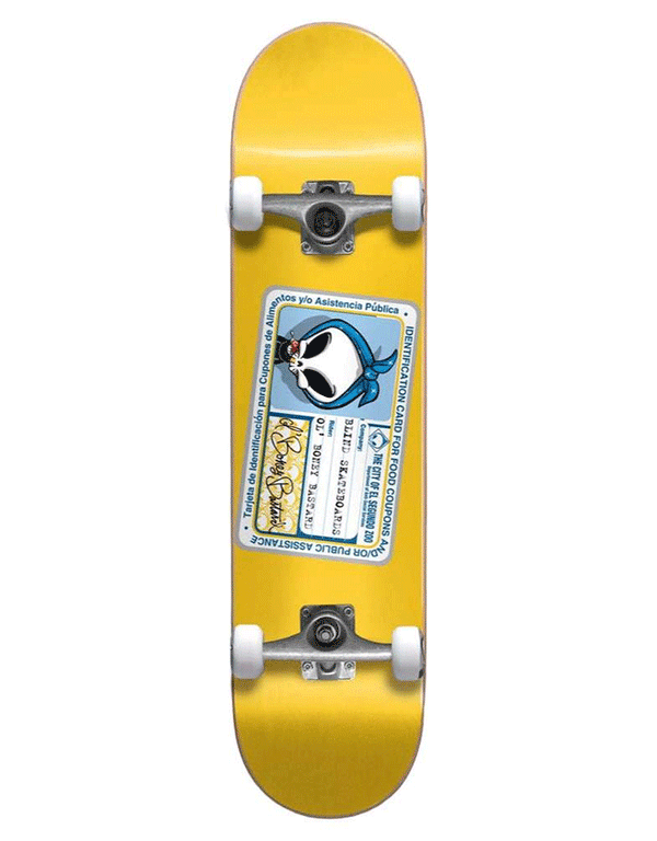 Blind Old Boney Bastard Complete Skateboard Yellow | 8.25"