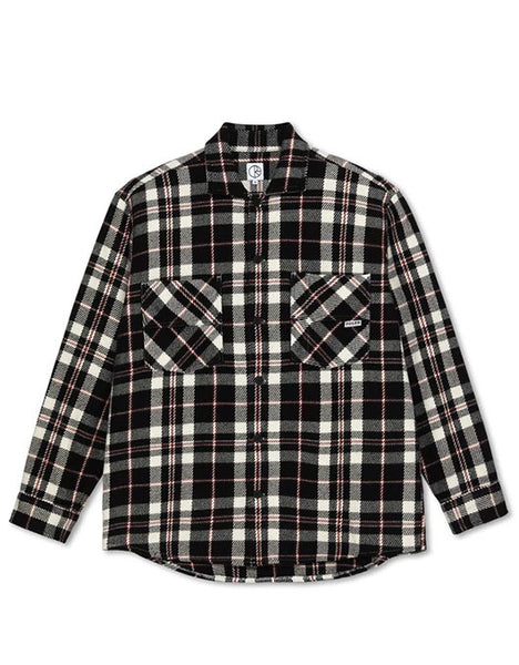 Polar Big Boy Flannel | Black/Cloud White/Red