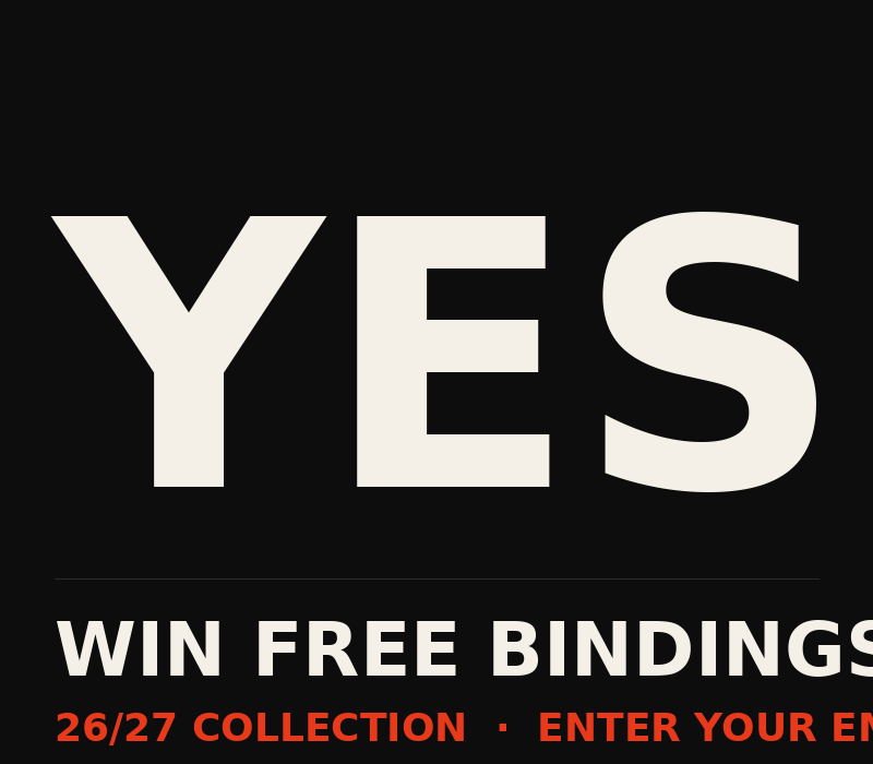 YES. 26/27 Snowboard Bindings — IPO & Vetta at Twelve Board Store