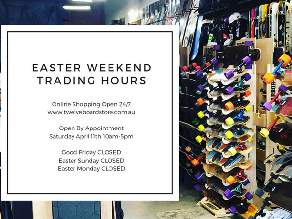 Here are our Easter Weekend Trading Times