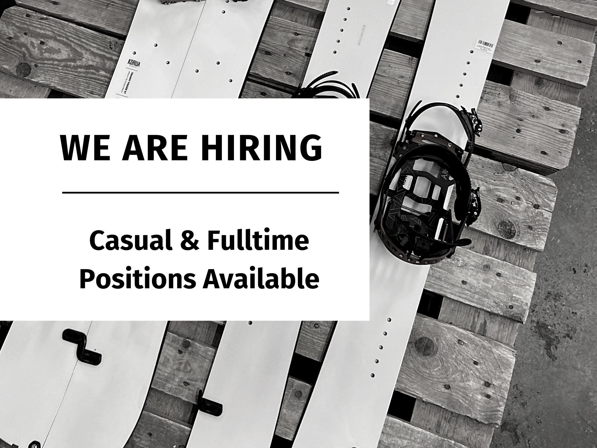 We Are Hiring