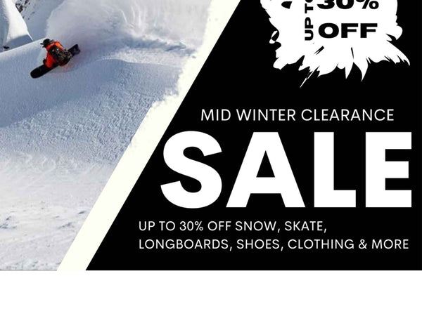 Twelve Board Store's Mid-Winter Sale: Up to 30% Off Snowboards, Skateboards, and More