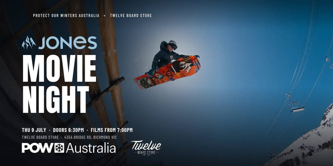 Protect Our Winters x Jones Movie Night at Twelve Board Store — July 9