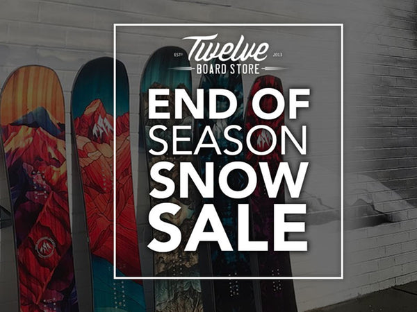 End Of Season Snow Sale Starts Now!!
