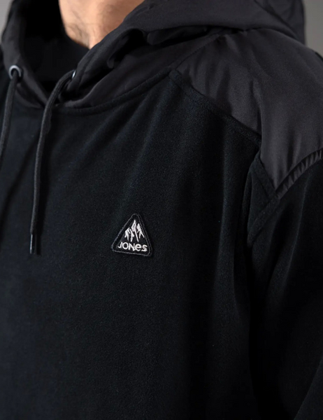 Jones Recycled Men's Fleece Hoodie 2025 |  Stealth Black