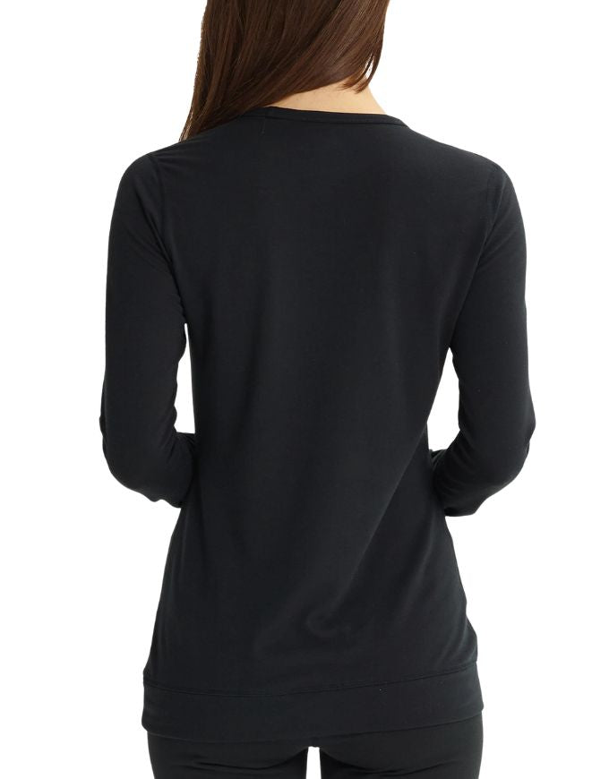 Burton Women's Midweight Base Layer Crew 2026 | True Black