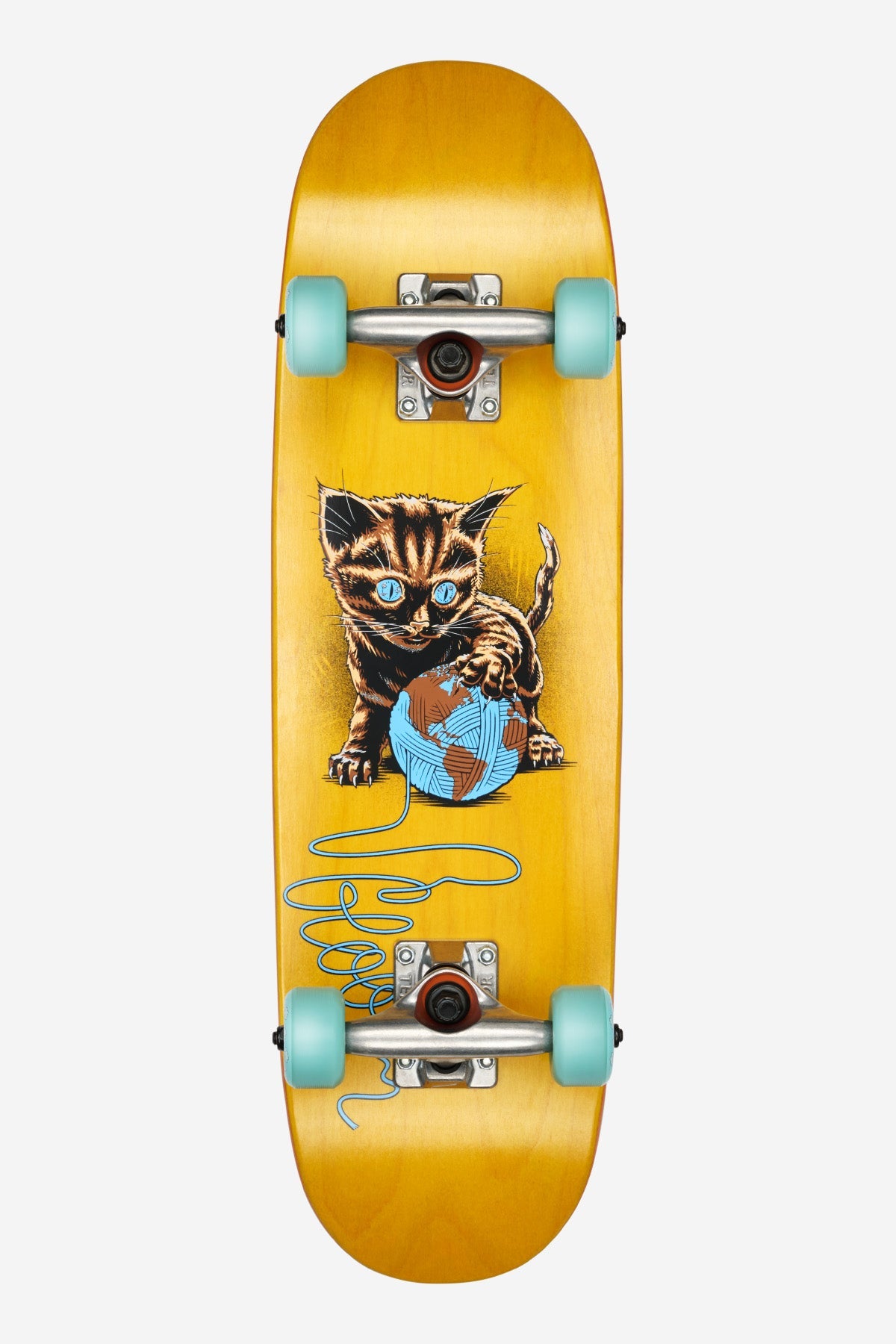 Globe Kids Softie Micro Complete Skateboard Unravelled 7.125 inch deck graphic