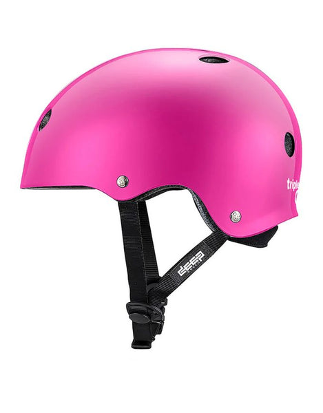 Triple 8 Deep Cover Certified Helmet | Gloss Pink