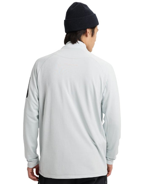 Burton Men's [ak]® Helium Grid Half-Zip Fleece 2026 | Gray Cloud