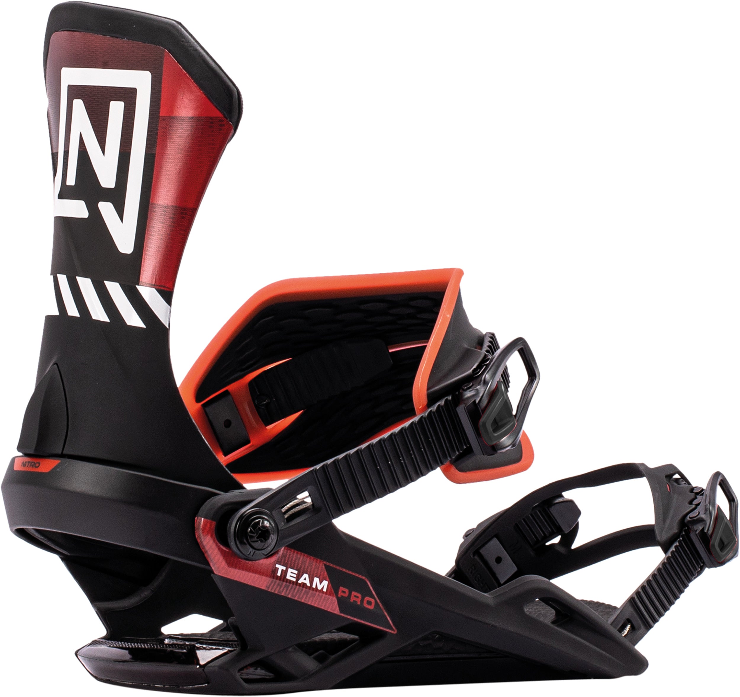 Nitro Team Pro Mens Snowboard Binding 2027 | Black / Red