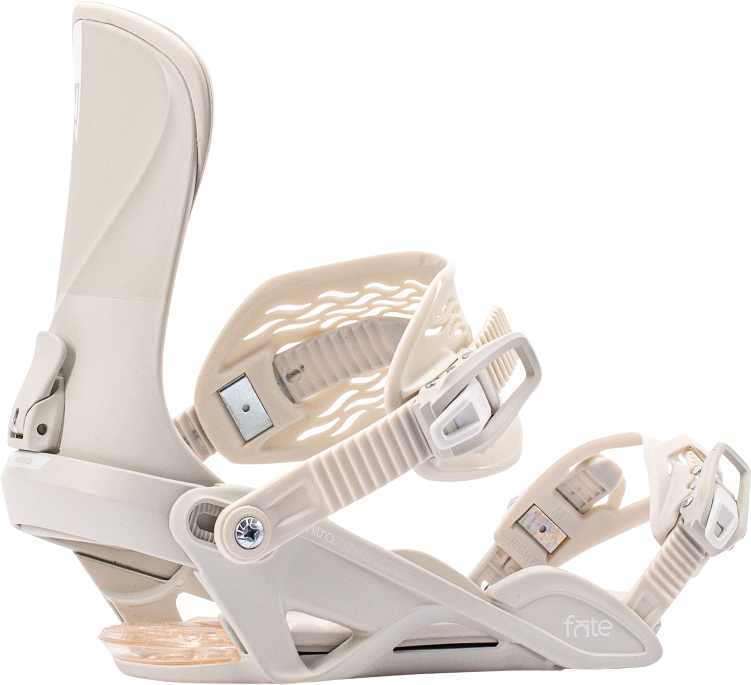 Nitro Fate Women's Snowboard Binding 2027 | Off-White