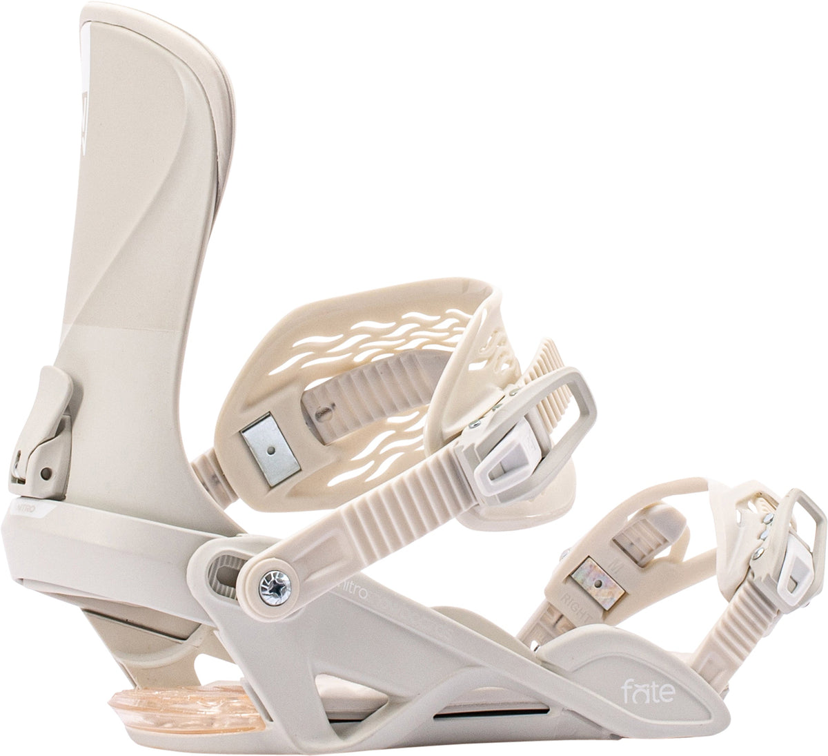 Nitro Fate Women's Snowboard Binding 2027 | Off-White