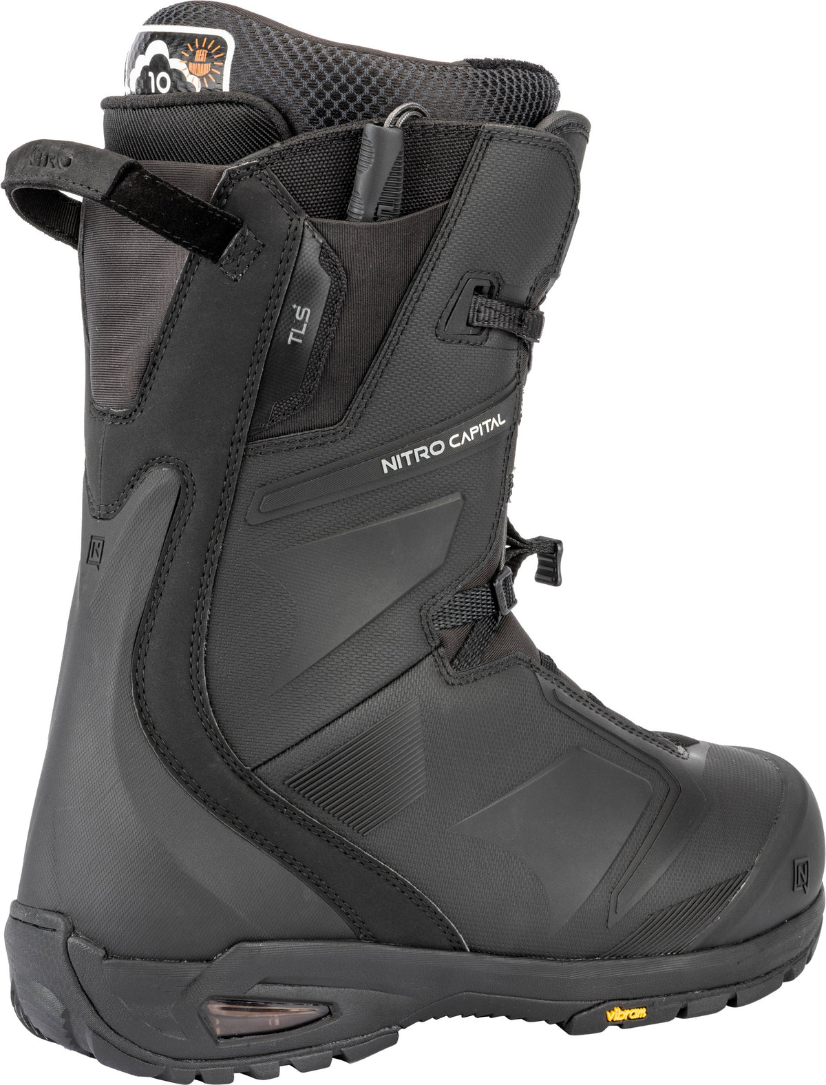 Nitro Capital TLS+ Men's Snowboard Boots 2027 | Black