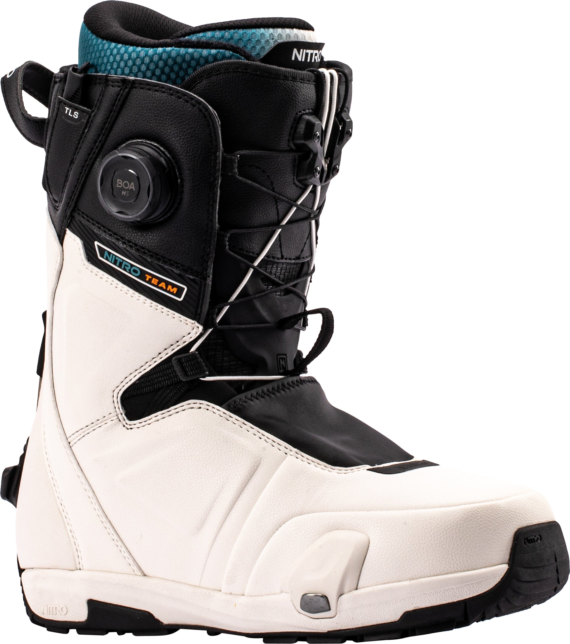 Nitro Team Step On TLS Men's Snowboard Boots 2027 | White-Black