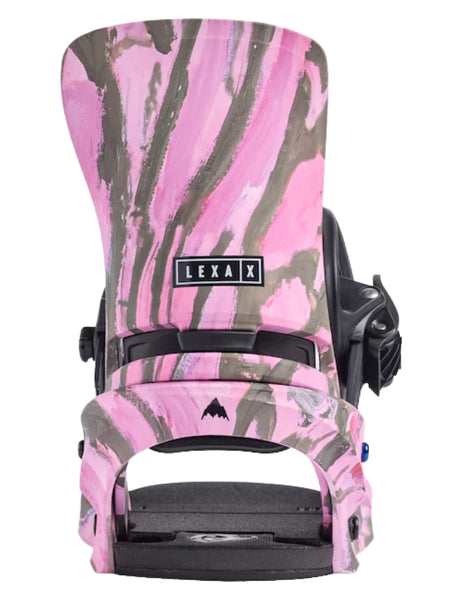 Burton Women's Lexa X Snowboard Binding 2025 | Grey/ Pink