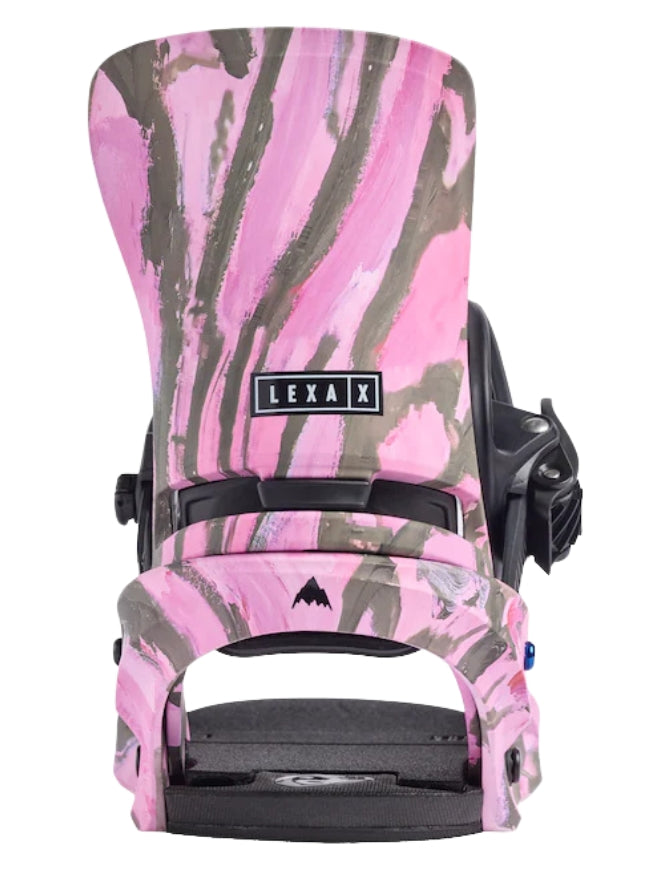 Burton Women's Lexa X Snowboard Binding 2025 | Grey/ Pink