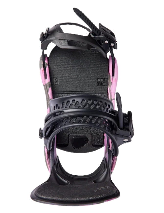 Burton Women's Lexa X Snowboard Binding 2025 | Grey/ Pink