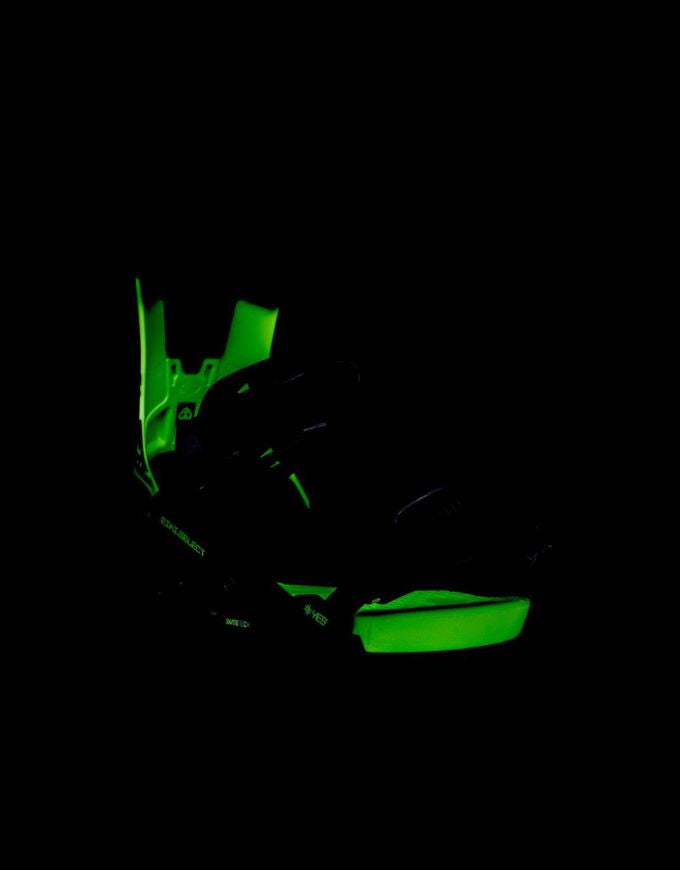 Yes Select Eiki Snowboard Binding 2026 | Eiki Green Glow