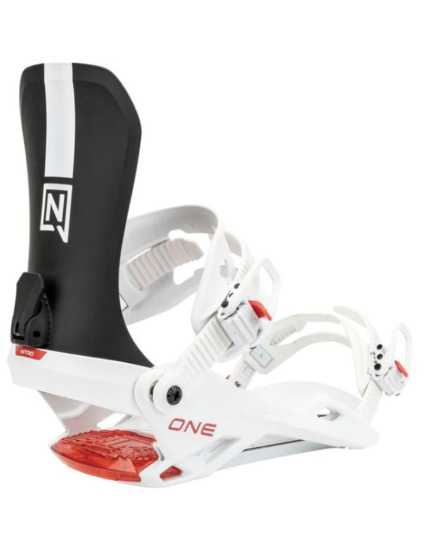 Nitro Men's One Snowboard Binding 2026 | Black/White/Red