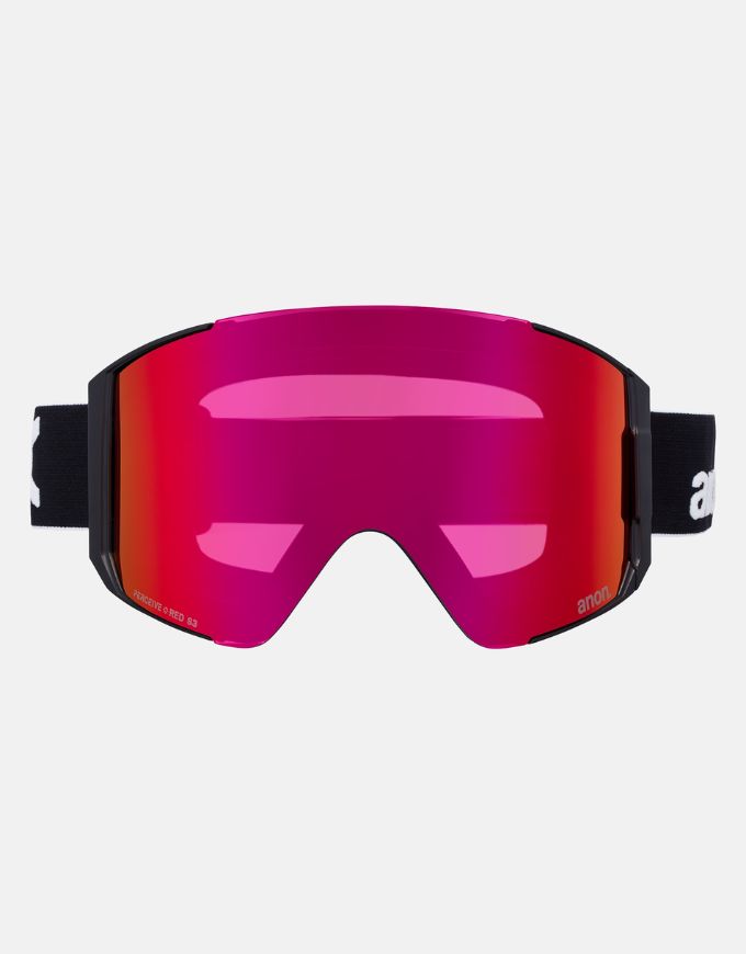 Anon M-Fusion Sync Goggle 2026 | Black / Perceive Sunny Red