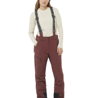 Salomon Brilliant Women's Snowboard Pant 2025 | Rum Raisin