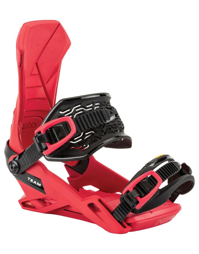 Nitro Team Mens Snowboard Binding 2026 | Vivid Red