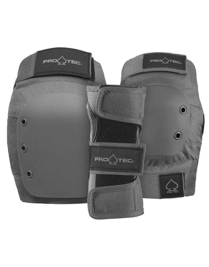 Protec Street Adult Pads 3 Pack | Grey